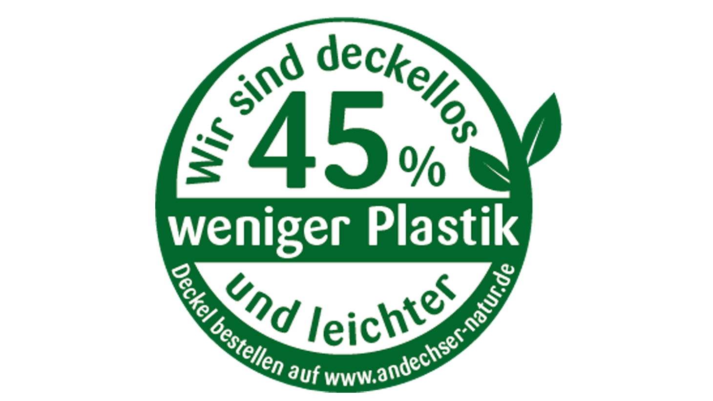 ANDECHSER NATUR without snap-on lid less plastic