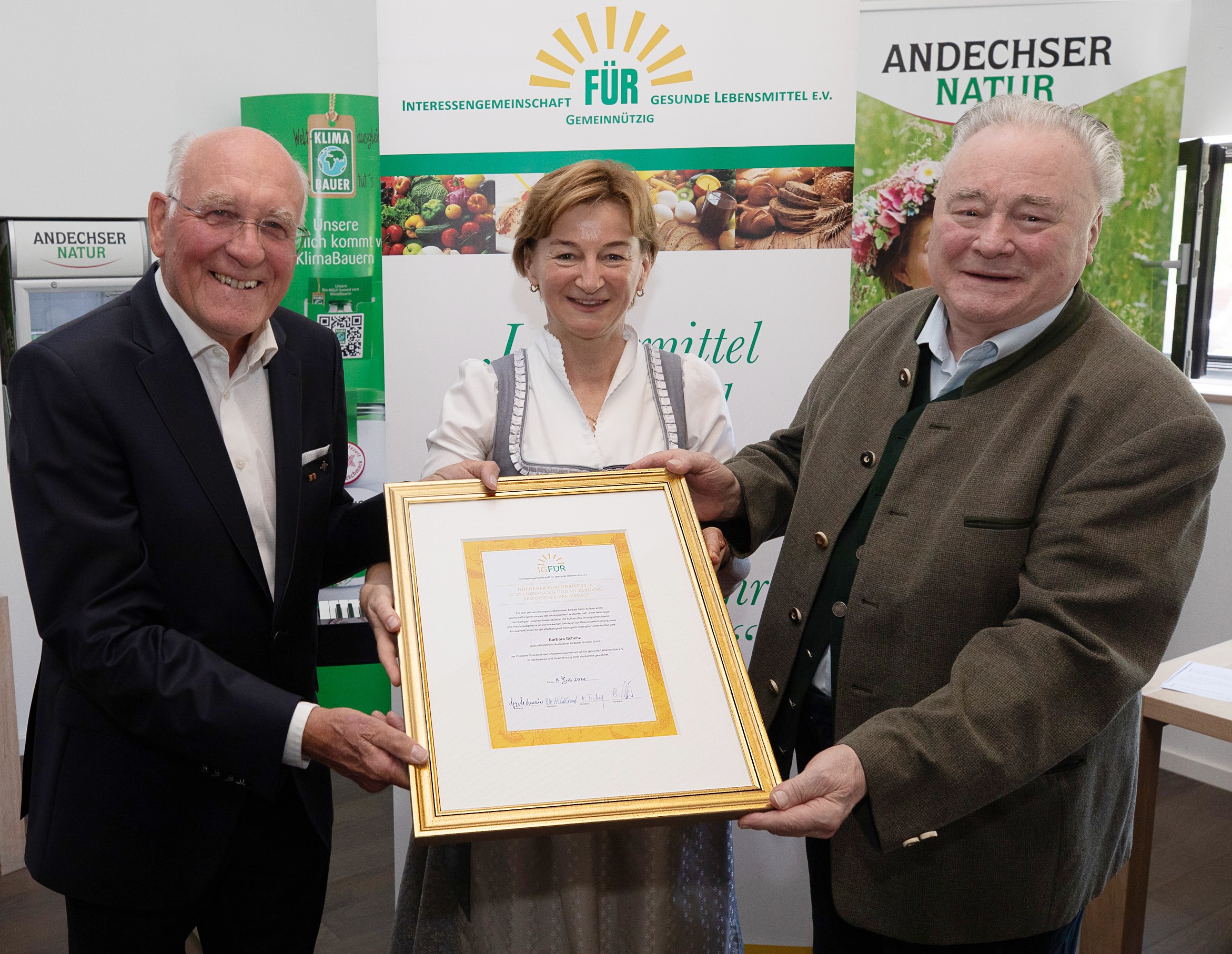 Verleihung "Goldener Ehrenbrief 2022"