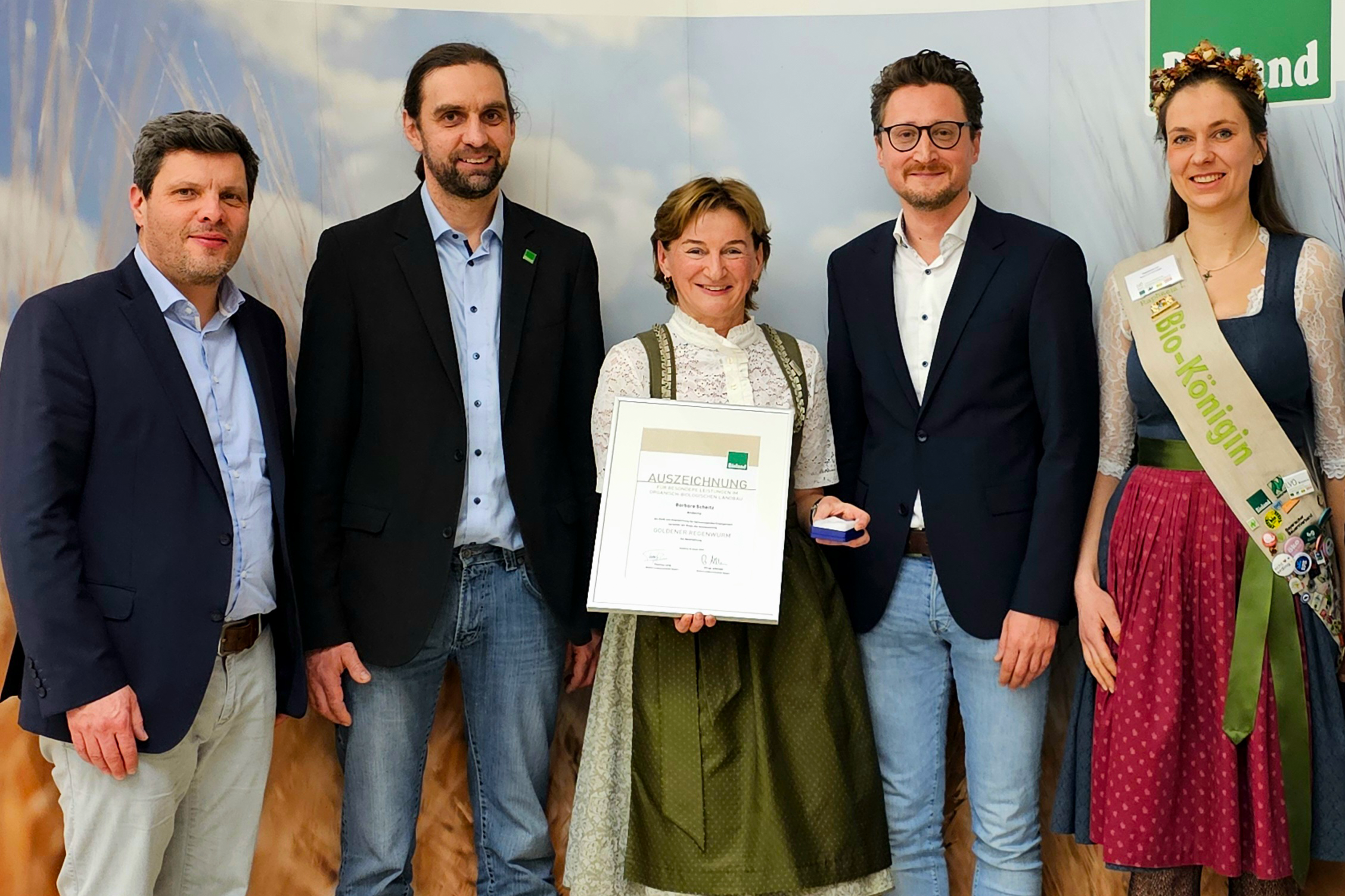 Andechser Molkerei Scheitz wird mit dem „Goldenen Regenwurm“ ausgezeichnet