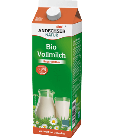 ANDECHSER NATUR Unskimmed milk 3.8% 1l extended shelf life
