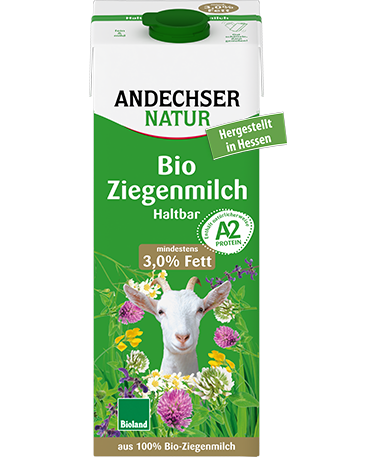 ANDECHSER NATUR Haltbare Bio-Ziegenmilch 1l
