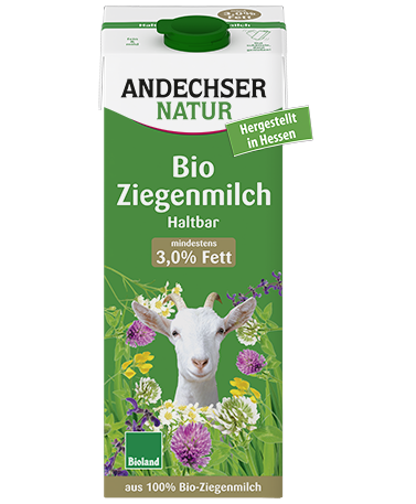 ANDECHSER NATUR Haltbare Bio-Ziegenmilch 3,0% 1l