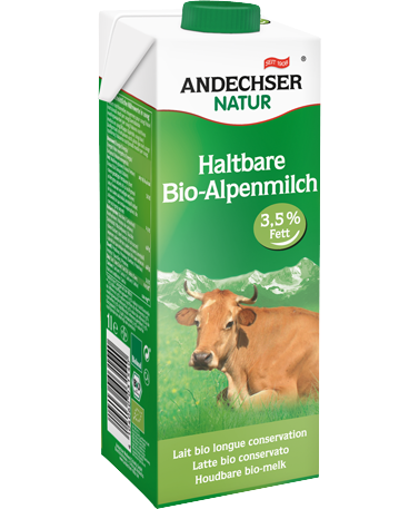 ANDECHSER NATUR Bio Haltbare Alpenmilch 3,5% 1L