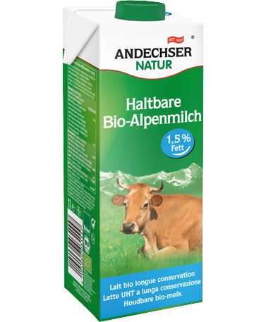 ANDECHSER NATUR Bio Haltbare Alpenmilch 1,5%