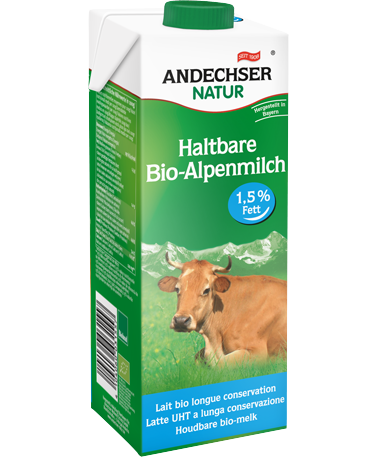 ANDECHSER NATUR Bio Haltbare Alpenmilch 1,5%