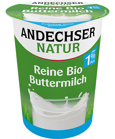 ANDECHSER NATUR Reine Bio-Buttermilch max. 1% Fett 500g