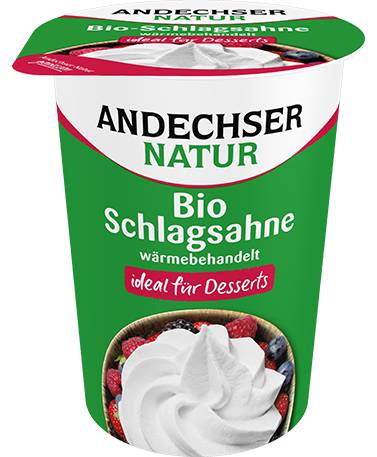 ANDECHSER NATUR Organic whipped cream with 30% fat 200g