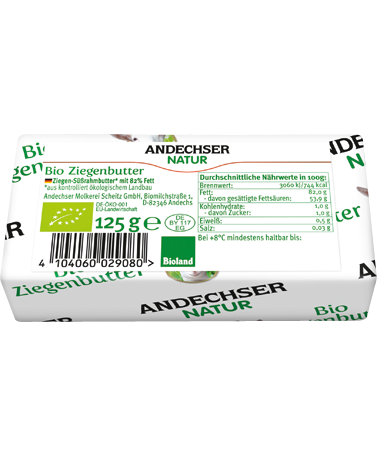 Ziegenbutter Bio