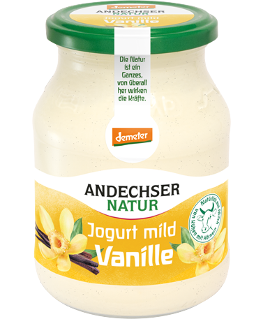 ANDECHSER NATUR demeter vanilla yogurt 3,8% fat