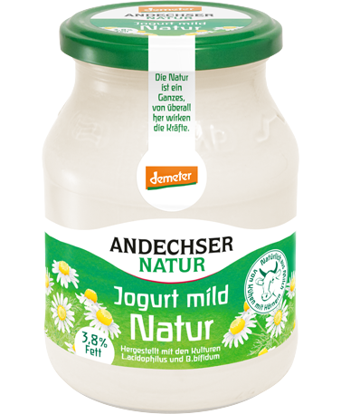 ANDECHSER NATUR demeter-Jogurt mild 3,8% 500g