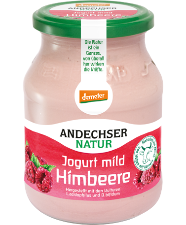 ANDECHSER NATUR demeter-Jogurt mild Himbeere 3,8% 500g