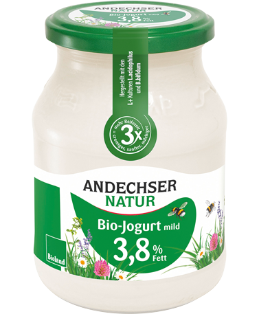 ANDECHSER NATUR Bio Jogurt mild 3,8 % 500g