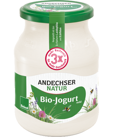 ANDECHSER NATUR Mild organic yogurt 3.8% 500g cup