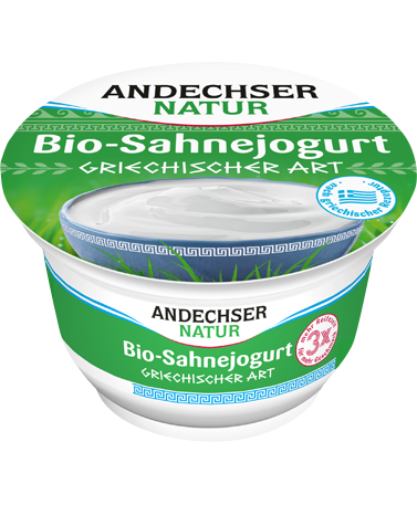 ANDECHSER NATUR Bio-Sahnejogurt mild* nach griechischer Art, mit 10% Fett, 200g