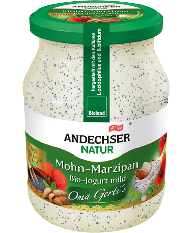 Oma Gerti`s Bio Jogurt mild poppy seed-marzipan, 500g