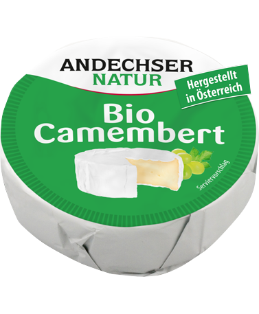 ANDECHSER NATUR Organic camembert 100g 55% FDM | Andechser Natur | Tischläufer