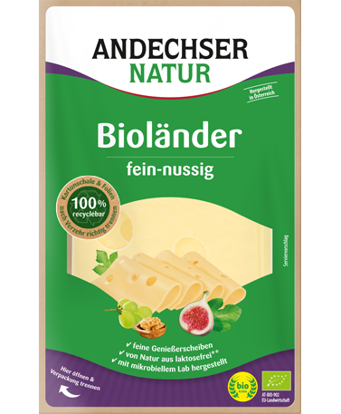 ANDECHSER NATUR Bioländer 45% FDM 150g in slices