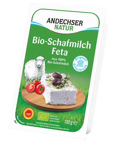 AN Bio-Schafmilch Feta, 45%, 180g