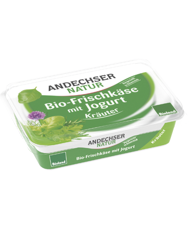 ANDECHSER NATUR Organic cream cheese herbs 65% 175g