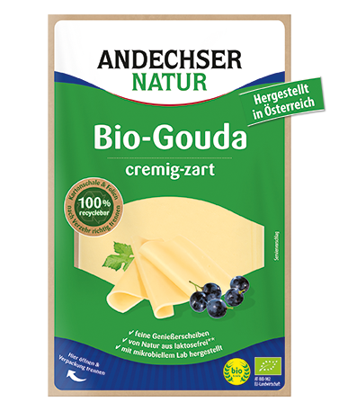 ANDECHSER NATUR Bio-Gouda in Scheiben 48% 150g