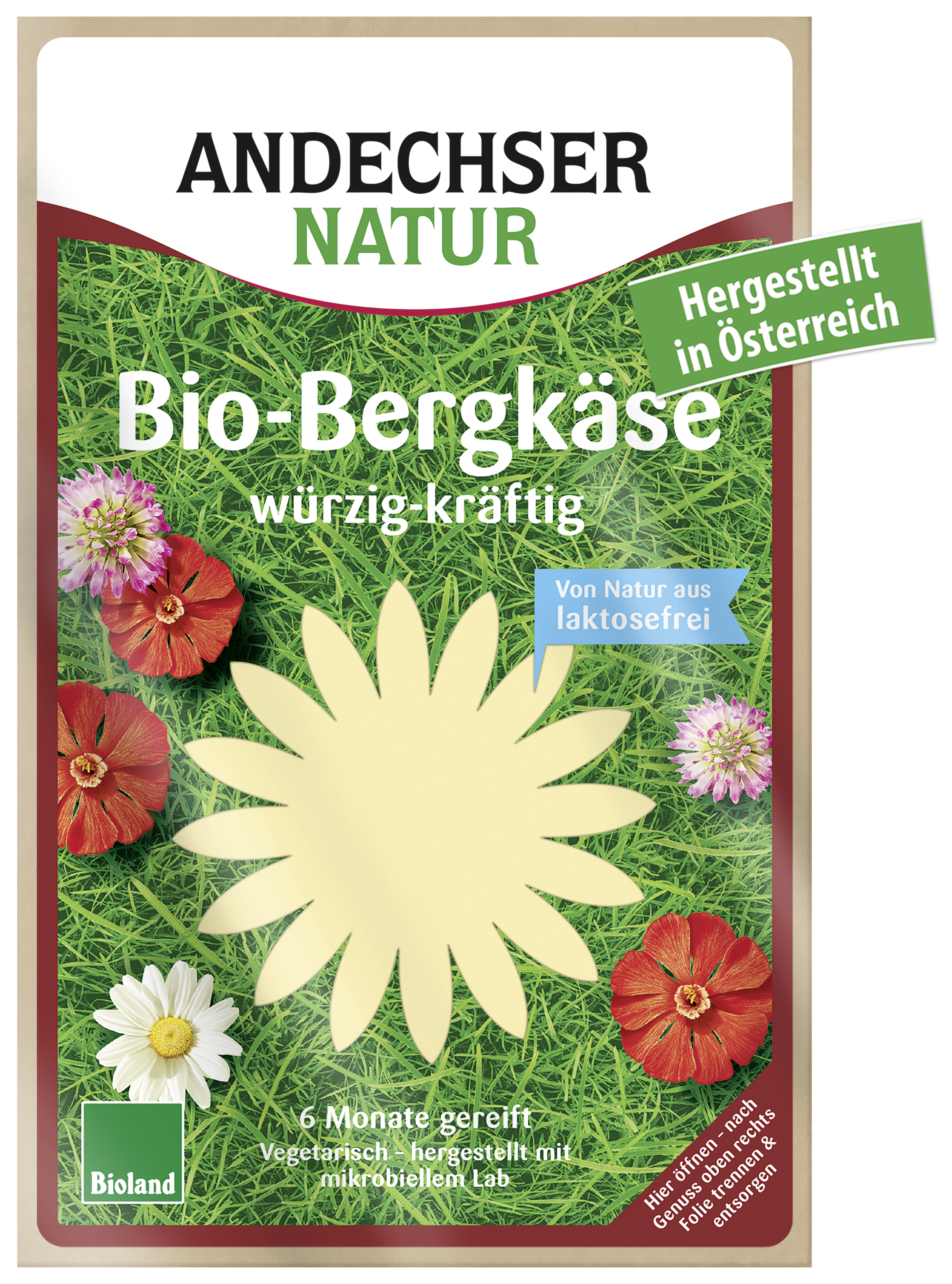 Bio-Bergkäse 50% Fett i.Tr. 125g