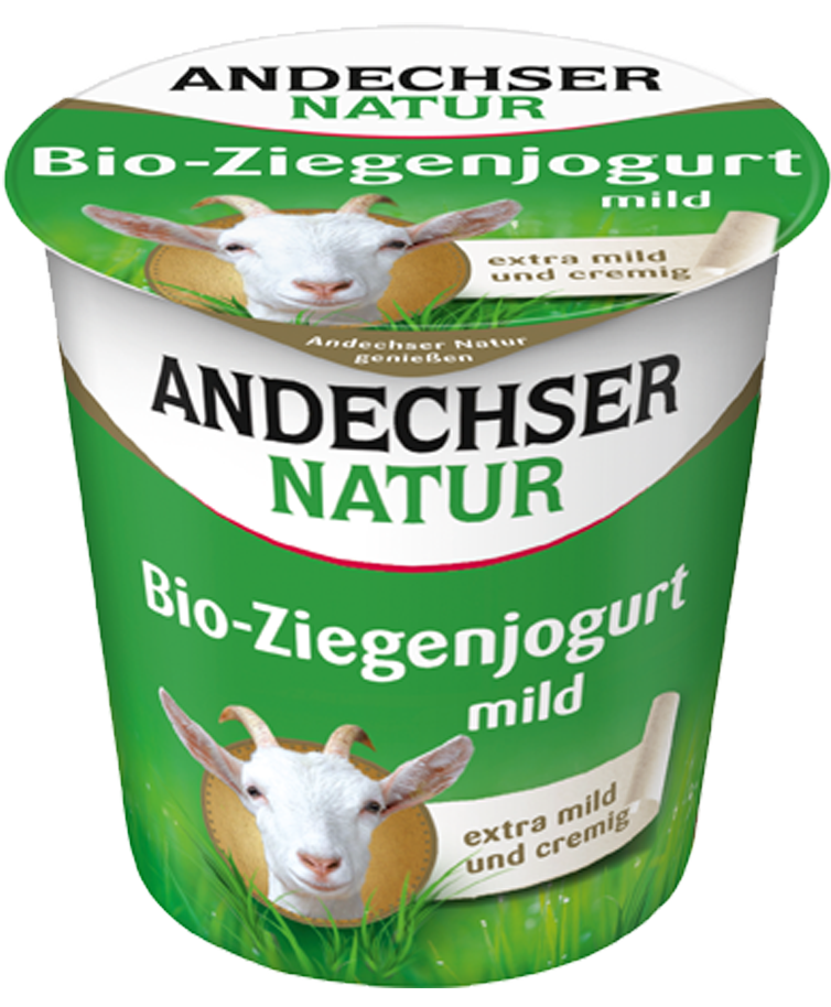 ANDECHSER NATUR Bio-Ziegenjogurt mild mit mindestens 5,2% Fett 125g