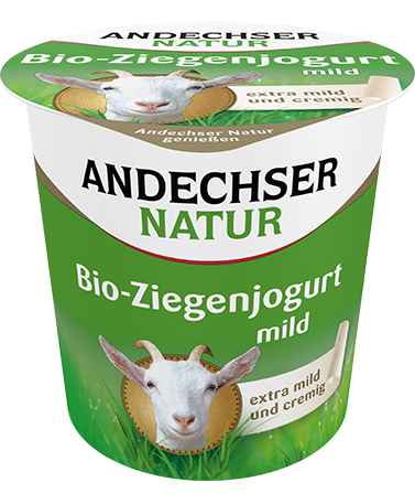 ANDECHSER NATUR Bio-Ziegenjogurt mild mit mindestens 5,2% Fett 125g