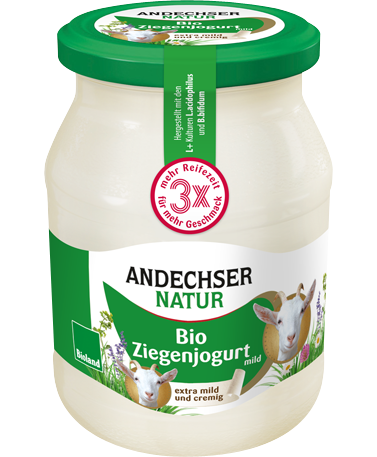ANDECHSER NATUR Mild organic goat yogurt 3.5% 500g