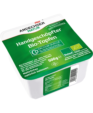 ANDECHSER NATUR Bio Handgeschöpfter Topfen 500g 20% F.i.Tr