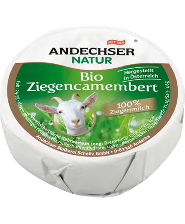 ANDECHSER NATUR Organic goat camembert 50% 100g