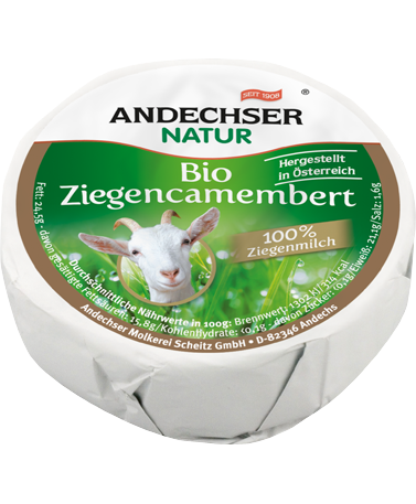 ANDECHSER NATUR Bio Ziegencamembert 50% 100g