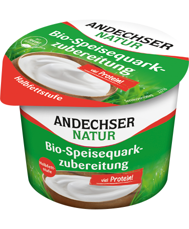 ANDECHSER NATUR Organic half-fat curd cheese refined 20% fat 250g