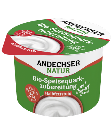 ANDECHSER NATUR Organic half-fat curd cheese refined 20% fat 250g