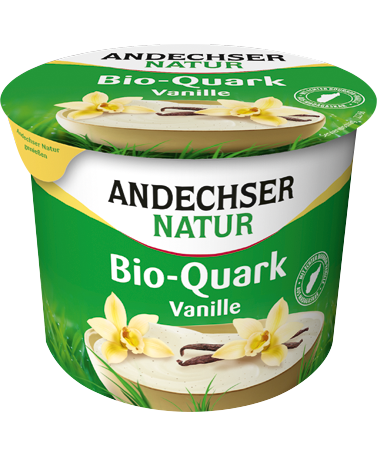 ANDECHSER NATUR Organic fruit curd cheese vanilla 20% 450g