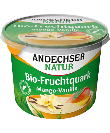 ANDECHSER NATUR Organic fruit curd cheese mango-vanilla 20% 450g