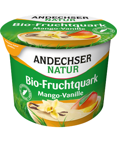ANDECHSER NATUR Organic fruit curd cheese mango-vanilla 20% 450g