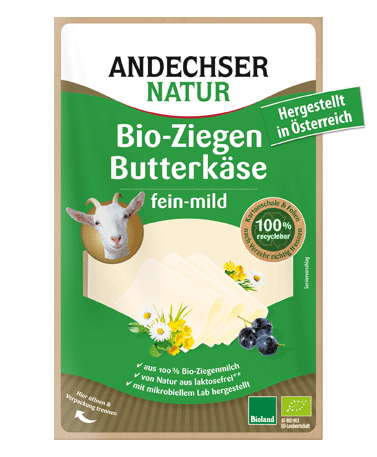 Bio-Ziegen-Butterkäse 48% Fett i. Tr. 100g Bio-Ziegen-Butterkäse 48% Fett i. Tr. 100g