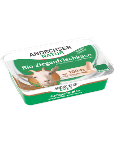 Bio-Ziegenfrischkäse mit mindestens 65 % Fett i. Tr. 150 g