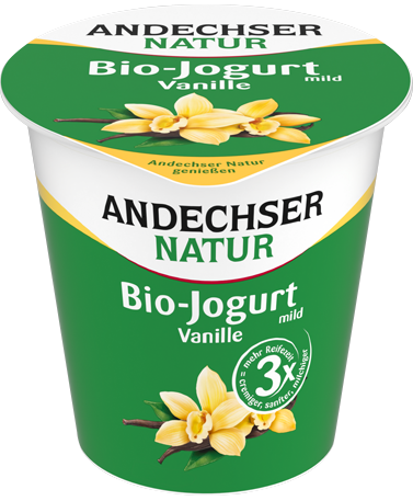 ANDECHSER NATUR Bio Jogurt mild Vanille 3,8% 150g