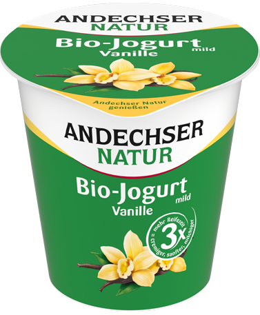 ANDECHSER NATUR Bio Jogurt mild Vanille 3,8 % 150g