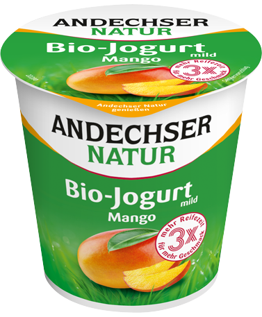 ANDECHSER NATUR Bio Jogurt mild mit Mango 3,8 % 150g
