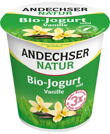ANDECHSER NATUR Bio Jogurt mild Vanille 3,8 % 150g