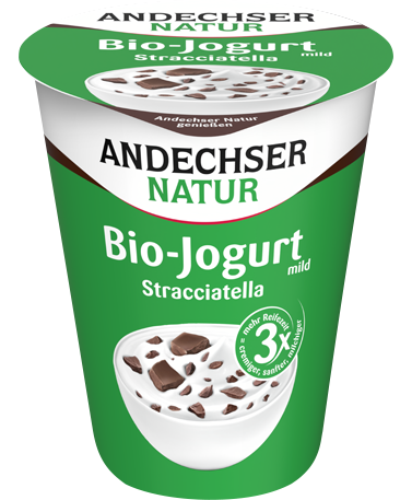 ANDECHSER NATUR Bio Jogurt mild Stracciatella 3,8% 400g Becher