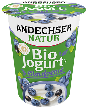 ANDECHSER NATUR Bio Jogurt mild Blaubeere, 3,8% 400g