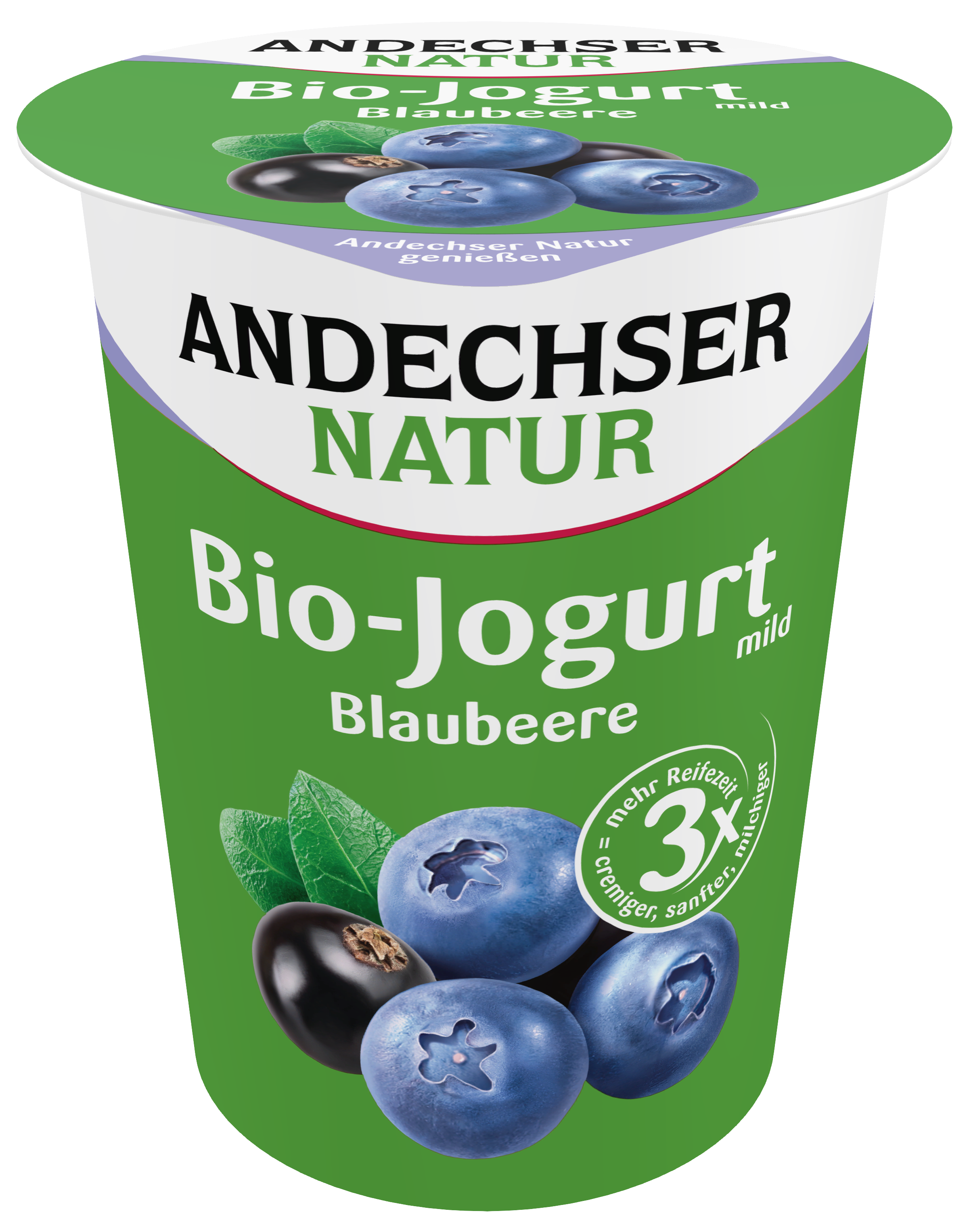 ANDECHSER NATUR Bio Jogurt mild Blaubeere, 3,8% 400g