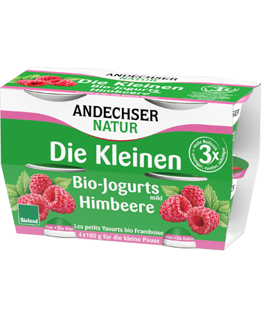 Bio-Jogurt mild* Himbeere, 3,8% Fett im Milchanteil