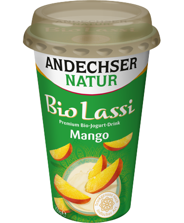 ANDECHSER NATUR Mild organic lassi mango 3.5% 250g