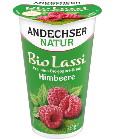 ANDECHSER NATUR Organic lassi raspberry 3.5% 250g