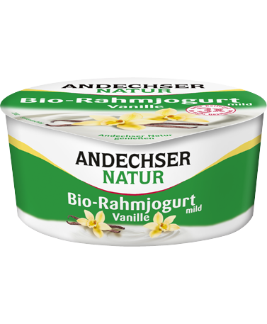 ANDECHSER NATUR Organic cream yogurt vanilla 10% 150g