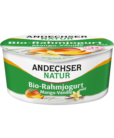 ANDECHSER NATUR Bio Rahmjogurt Mango-Vanille 10% 150g